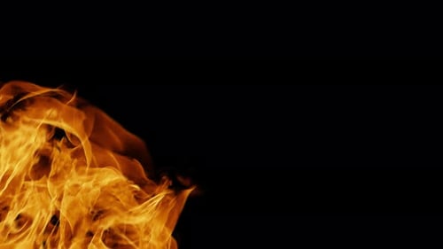 Realistic Fire Flame Element Transition