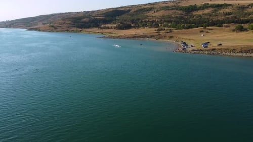 Water Scooter In The Lake