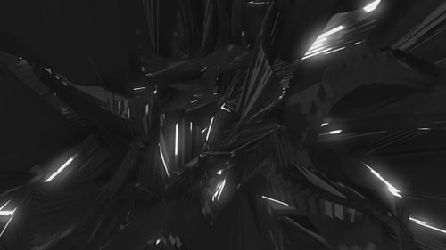 Futuristic Abstract Geometric Shards Motion Background