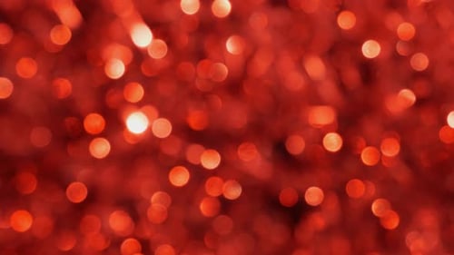 Abstract Red Bokeh Lights Background