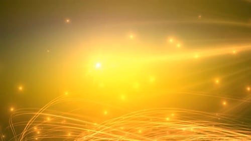 Shining Orange Glow Loop Background