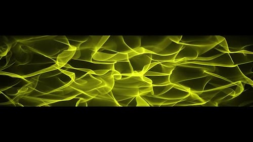 Abstract Fluid Yellow Lines Animated Background Loop