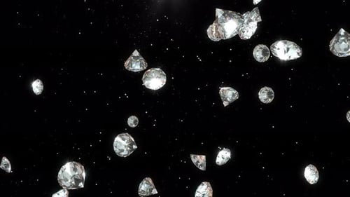 Glitzer und Diamant