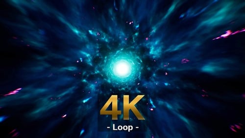 Abstract Cosmic Energy Tunnel Warp Background Loop