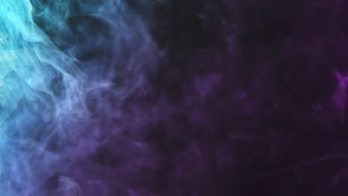 Abstract Blue and Purple Smoke Background