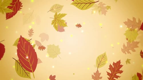 Fondo de hojas de otoño