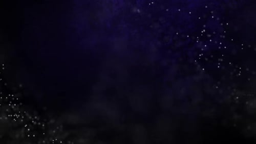 Abstract Particle Flow Motion Background with Smoke