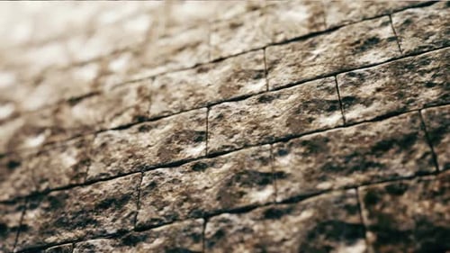 Animated Stone Wall Background Texture Loop