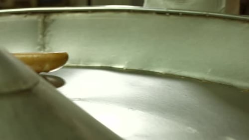 Unloading of Bread From the Conveyor