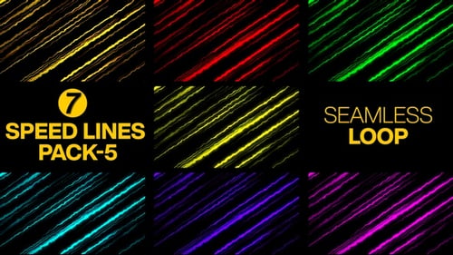 Anime Speed Weve Zig Zag Lines Pack Seamless Loop V5