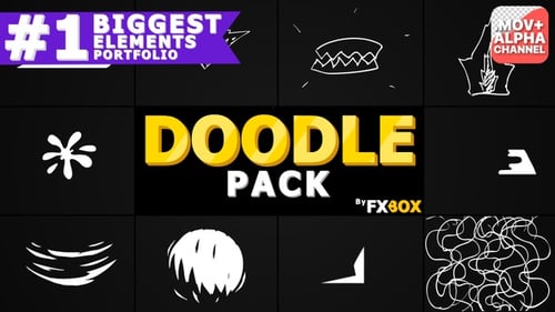 Abstract Doodle Shapes | Motion Graphics