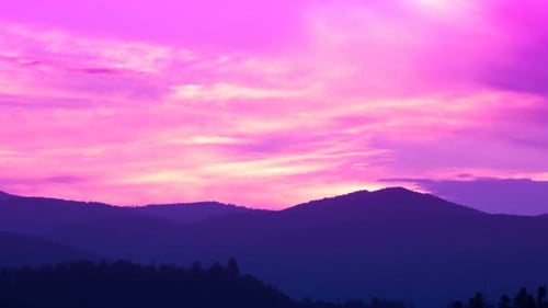 HDR Mountain Landscape