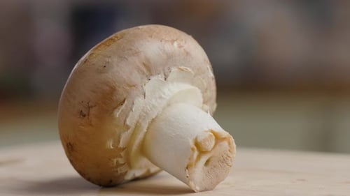 Planche de cuisine en bois Champignons
