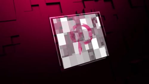 Geometric 3D Block Logo Reveal Animation