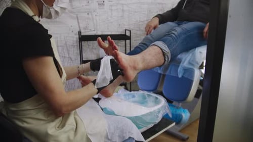 Pedicure Treatment at a Salon