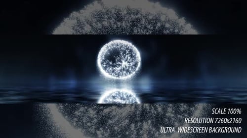 Ring Over Water Composition Background