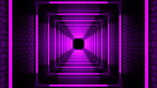 Bucle de túnel rosa