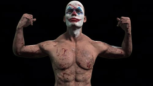 Creepy Clown Wants To Show His Strength