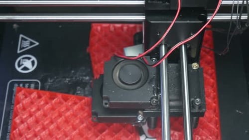 Moderne Technologie 3D-Druck aus Kunststoff