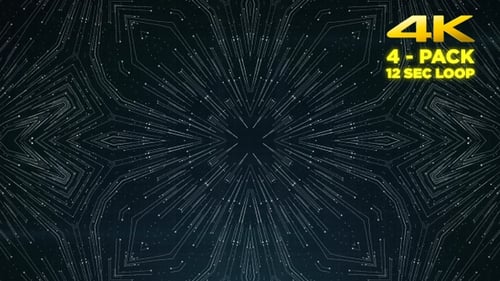 Line-Particel-Hintergrund — 4er