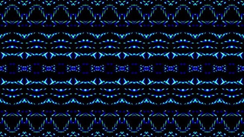 bright light that arranges subtle blue color movements with dots waves, black background