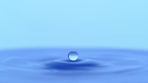 Water drop in slow motion; shot on Phantom Flex 4K at 1000 fps