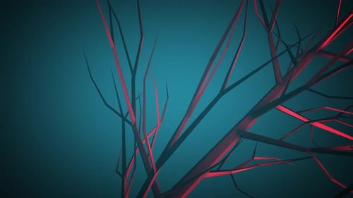 3d tree horror scene opener