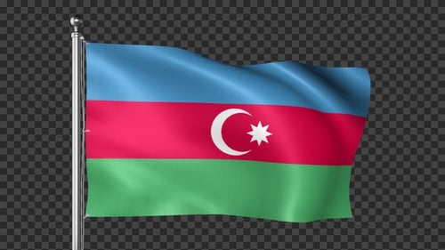 Azerbaijan Flag