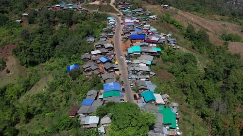 Phu Pha Mok Ban Jabo Village in Mae Hong Son Thailand