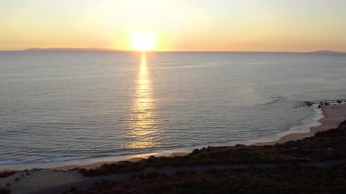 Seashore, aerial landscape.