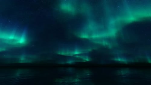Northern Landscape Night Landscape Aurora Borealis