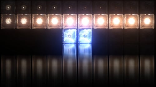Reflektierende Lichter zeigen