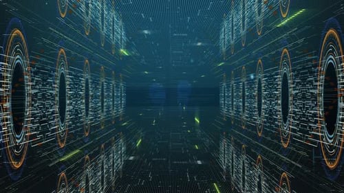 Futuristic Tunnel Background