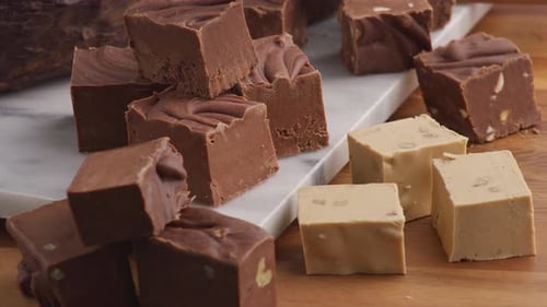 Assortment of fudge