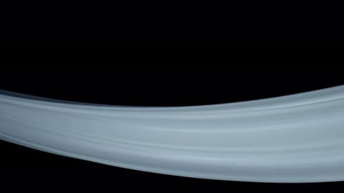 Light Gray Silky Fabric Flowing Abstractly