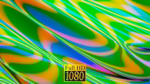 Psychedelic Abstract Liquid Flowing Colorful Background Loop