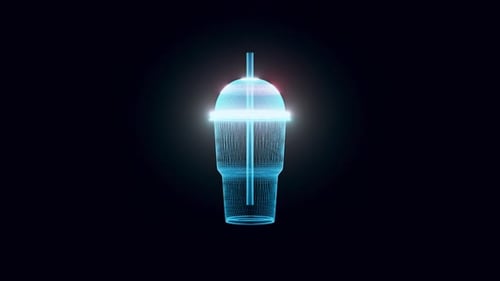 Slurpy Cup Hologram 4k