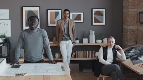 Architects in Office Portrait