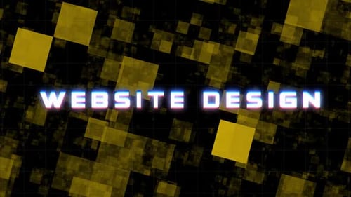 Glitchy Neon Text Reveal for Website Design Projects