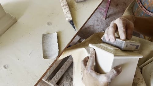 Working In A Ceramic Workshop 1