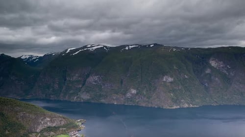 Seewasser Norwegen Natur Zeitraffer Fjord