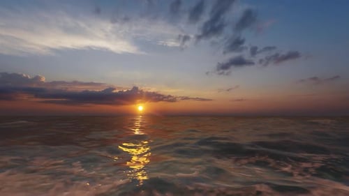 Sea During Sunset