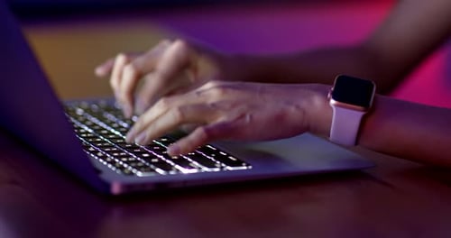 Use of laptop computer