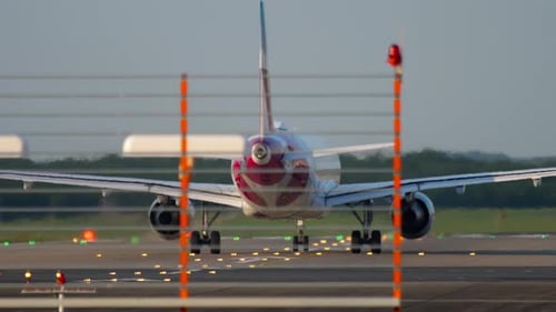 Airplane Begin Accelerate