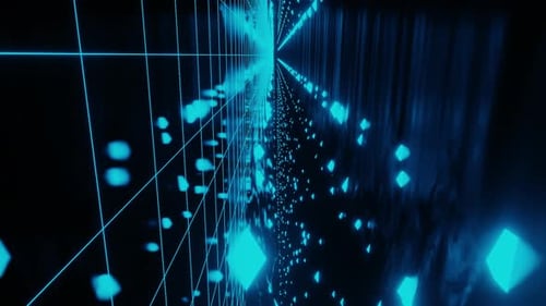 Fliegen im digitalen Wireframe