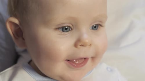 Toddler's Happy Countenance