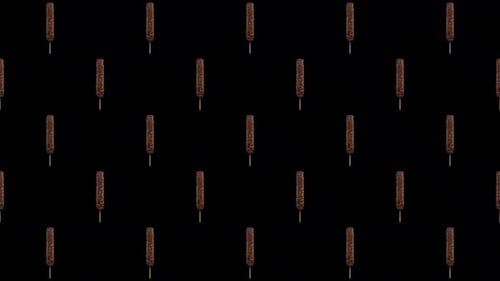 Chocolate Ice Cream Stick Bar Turnaround Background