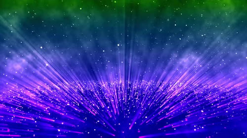 Abstract Bright Blue Color Particles Background