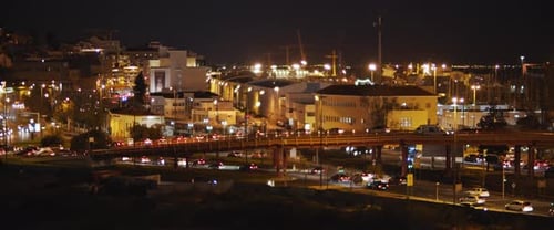 Tráfico nocturno de Lisboa