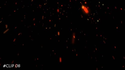Animated Fire Embers and Sparks Overlay Pack